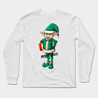 Christmas Elf Apparel Long Sleeve T-Shirt